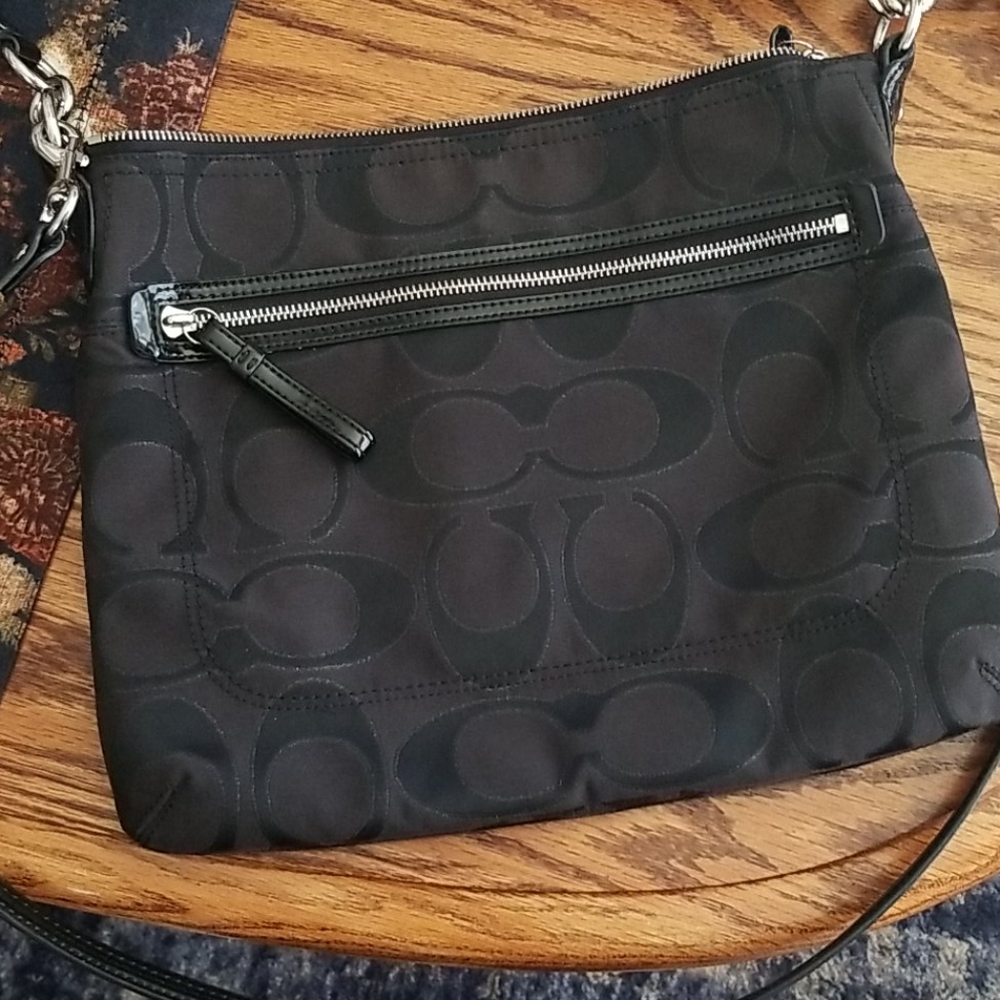 Coach black crossbody
